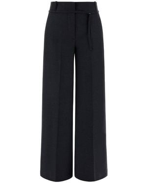 Paul & Shark Palazzo Trousers - Black