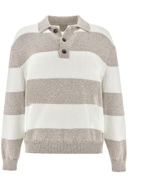 Paul & Shark Knit Polo - Grey