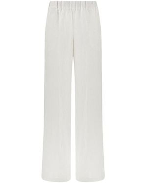 Paul & Shark Palazzo Trousers - White
