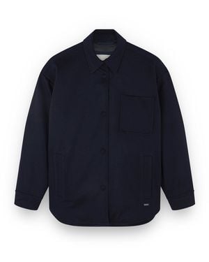 Paul & Shark Overshirt Aus Kaschmir - Blue