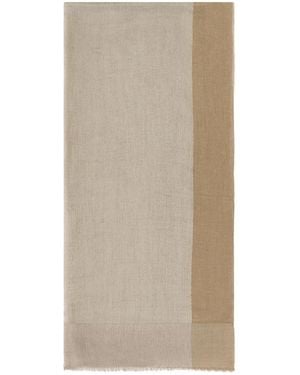 Paul & Shark Silk Scarf - Natural