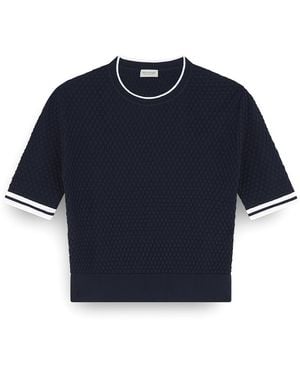 Paul & Shark Wool And Cashmere Crew Neck Jumper - Blue