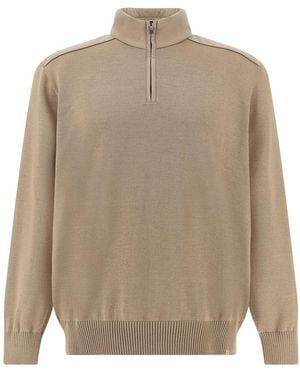 Paul & Shark Maglia Mezza-Zip - Neutro