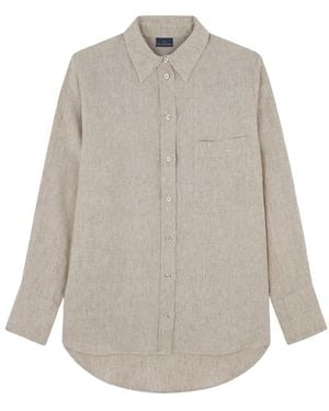 Paul & Shark Linen Shirt - Grey