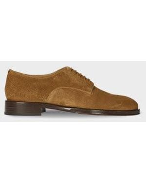 Paul Smith Tan Suede 'Jason' Shoes - Brown