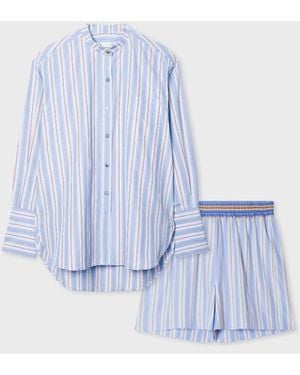 Paul Smith Light Bengal Stripe Co-Ord - Blue