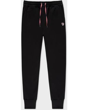 Paul Smith Lounge Zebra Logo Cotton Sweatpants - Black