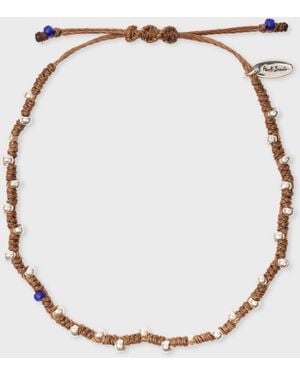 Paul Smith Cord Bead Bracelet - White