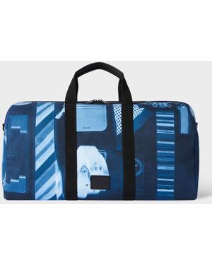 Paul Smith 'X-Ray' Print Holdall - Blue