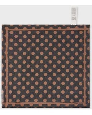 Paul Smith Polka Dot Pocket Square - Gray