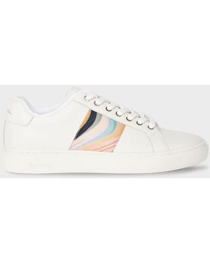 Paul Smith Leather 'Dusky Swirl' 'Lapin' Sneakers - White