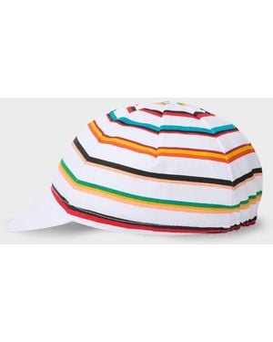 Paul Smith 'Signature Stripe' Cycling Cap - Blue