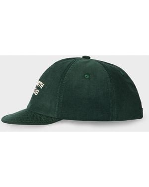 Paul Smith 'Book Club' Corduroy Cap - Green