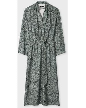 Paul Smith 'Animal' Print Dress - Gray