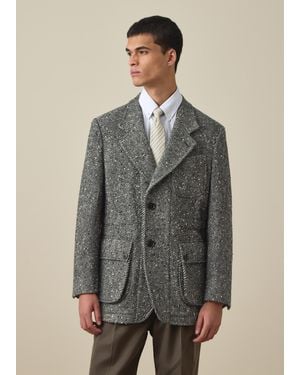 Paul Smith Donegal Wool Hunting Jacket - Gray