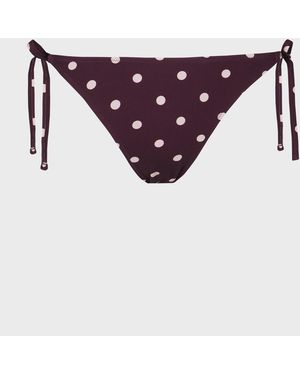 Paul Smith Polka Dot Bikini Bottoms - Purple