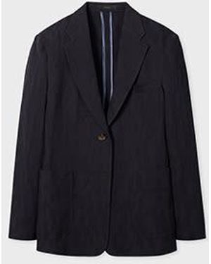 Paul Smith Seersucker Blazer - Blue