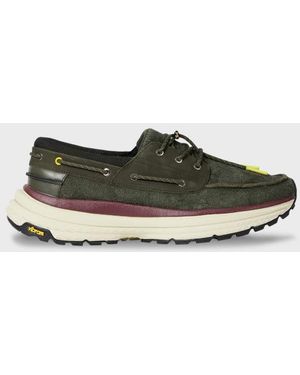 Paul Smith Khaki Suede 'Cruze' Shoes - Green