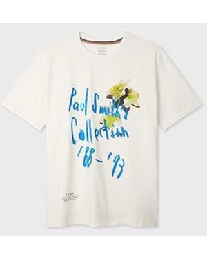 Paul Smith 'Collection 88-93' Print T-Shirt - Blue