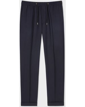 Paul Smith Tailored Pants With Relaxed Fit - Blue
