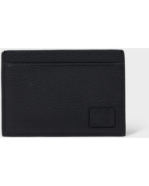Paul Smith Grained Leather Card Holder - Black