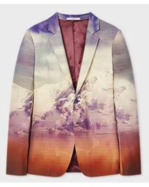 Paul Smith + Gabriela Hearst Irving Mountain Print Blazer - Pink