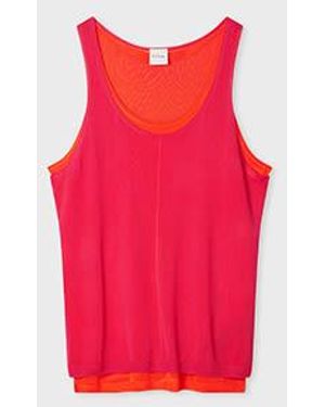 Paul Smith Double Layer Knitted Vest - Red