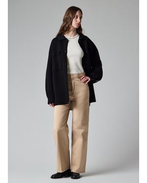 Paul Smith Garment Dyed Twill Sand Pants - Black