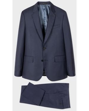 Paul Smith Mens Tailored Fit 2btn Suit - Blue