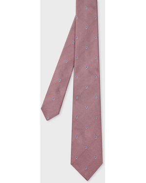 Paul Smith Silk 'Paisley' Tie - Purple