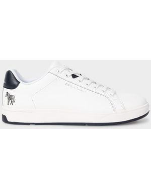 Paul Smith Leather 'Albany' Sneakers - White