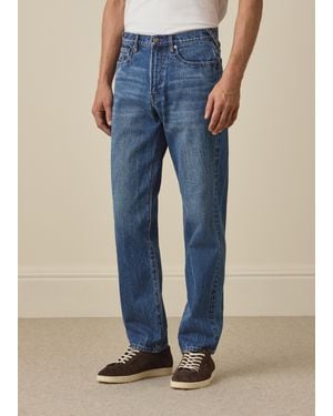 Paul Smith Relaxed Tapered-Fit Mid-Wash Jeans - Blue