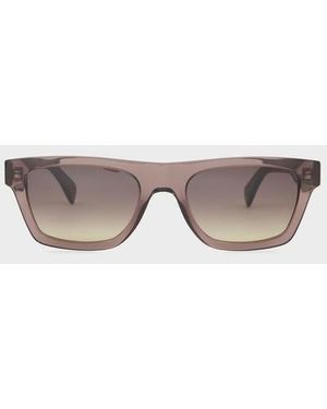 Paul Smith Transparent 'Morrel' Sunglasses - Gray