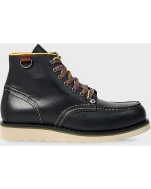 Paul Smith Leather 'Rook' Boots - Black