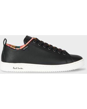 Paul Smith 'Dusky Swirl' Trim 'Miyata' Sneakers - Black