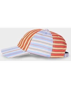 Paul Smith And 'Pool Smith Stripe' Baseball Cap - Blue