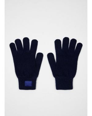 Paul Smith Cashmere-Blend Gloves - Blue