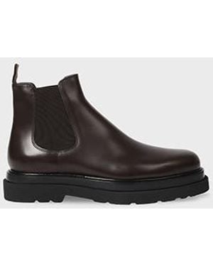 Paul Smith Leather 'Beard' Boots - Black