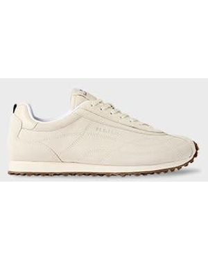 Paul Smith Cream Suede 'Haskell' Sneakers - White