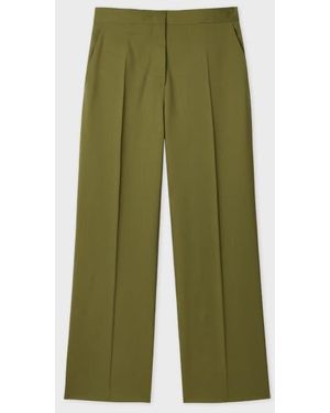 Paul Smith Wide Leg Pants - Green