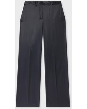 Paul Smith Satin Bootcut Pants - Blue