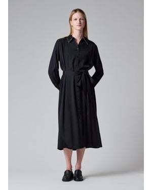 Paul Smith 'Swirl' Shirt Dress - Black