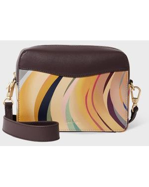 Paul Smith 'Dusky Swirl' Leather Camera Bag - Multicolor