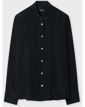 Paul Smith Silk-Blend Shirt - Blue
