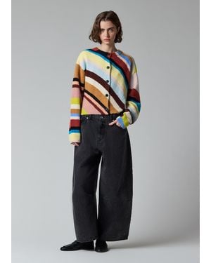 Paul Smith 'Swirl' Boucle Cardigan - Gray