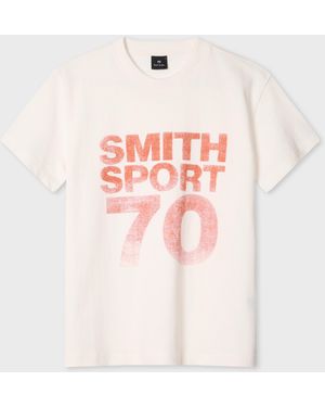 Paul Smith 'Smith Sport' Print T-Shirt - Pink
