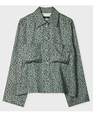 Paul Smith 'Animal' Print Shirt - Green