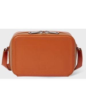 Paul Smith Leather Flight Bag - Brown