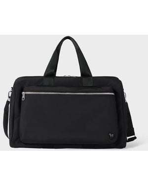 Paul Smith Recycled Polyester 'Zebra' Holdall - Black