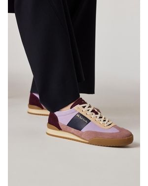 Paul Smith Nubuck 'Dover' Colorblock Retro Gum Sneakers - Blue
